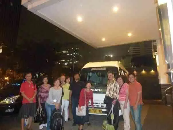 Bandung tour and car rental customers enjoying a group trip with MPV Holiday