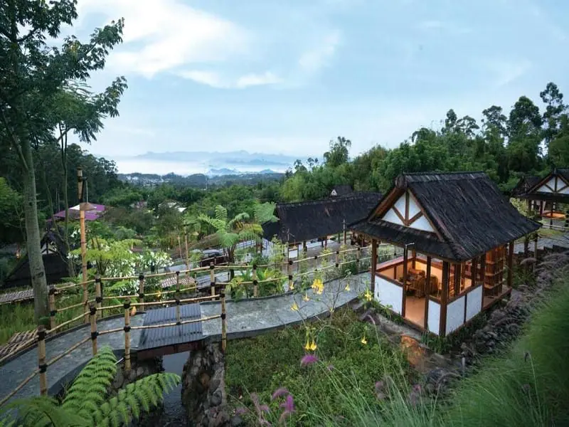 Dusun Bambu gardens in West Bandung