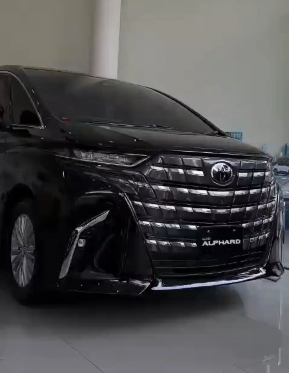 MPV Holiday's Toyota Alphard, one of the premium vehicles available for Bandung car rental with driver service