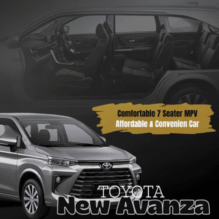 Toyota New Avanza, a comfortable 7-seater MPV for Bandung car rental