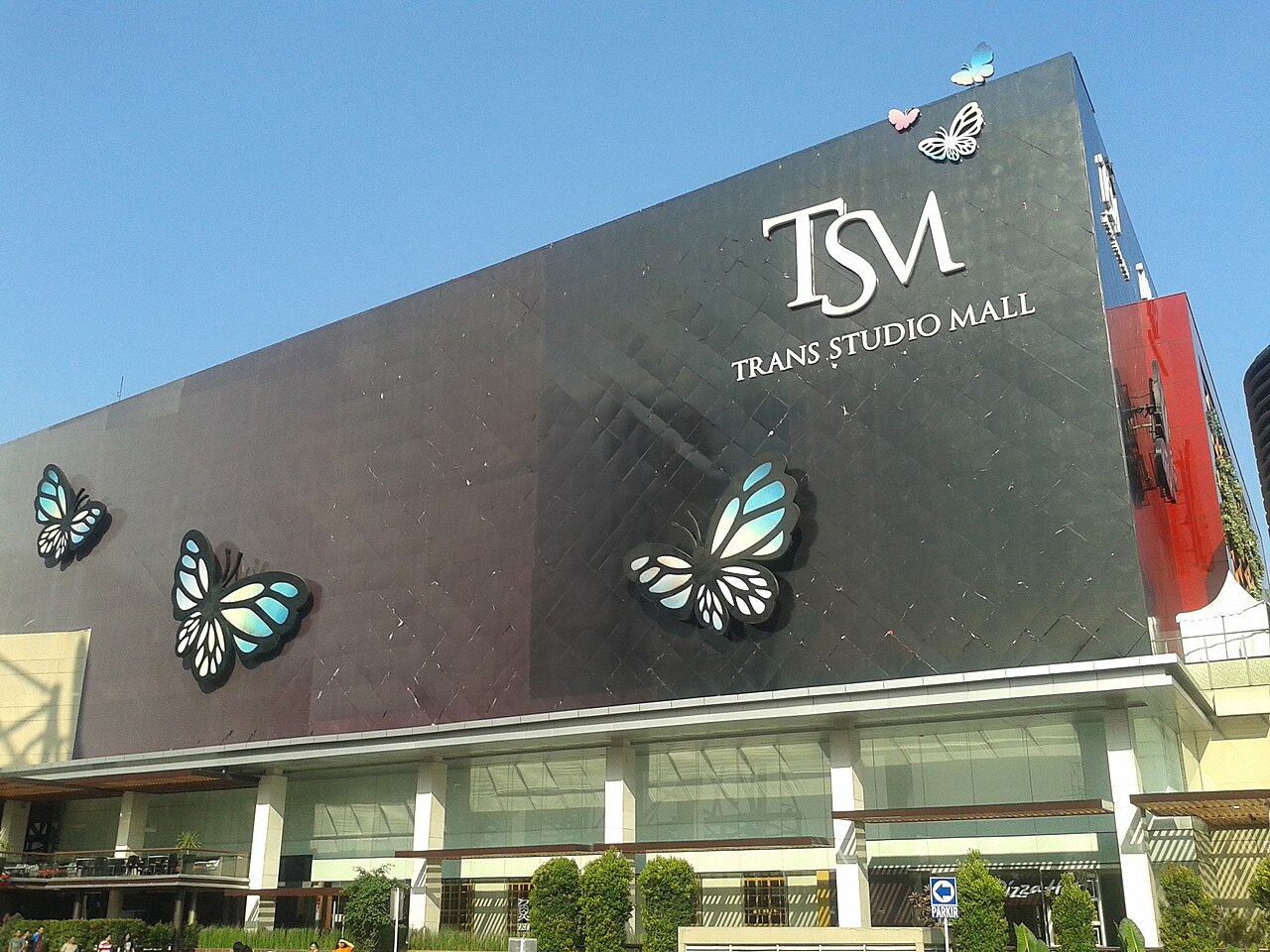 The Trans Studio Mall and luxury hotel integrated entertainment complex along Jalan Gatot Subroto in Bandung City